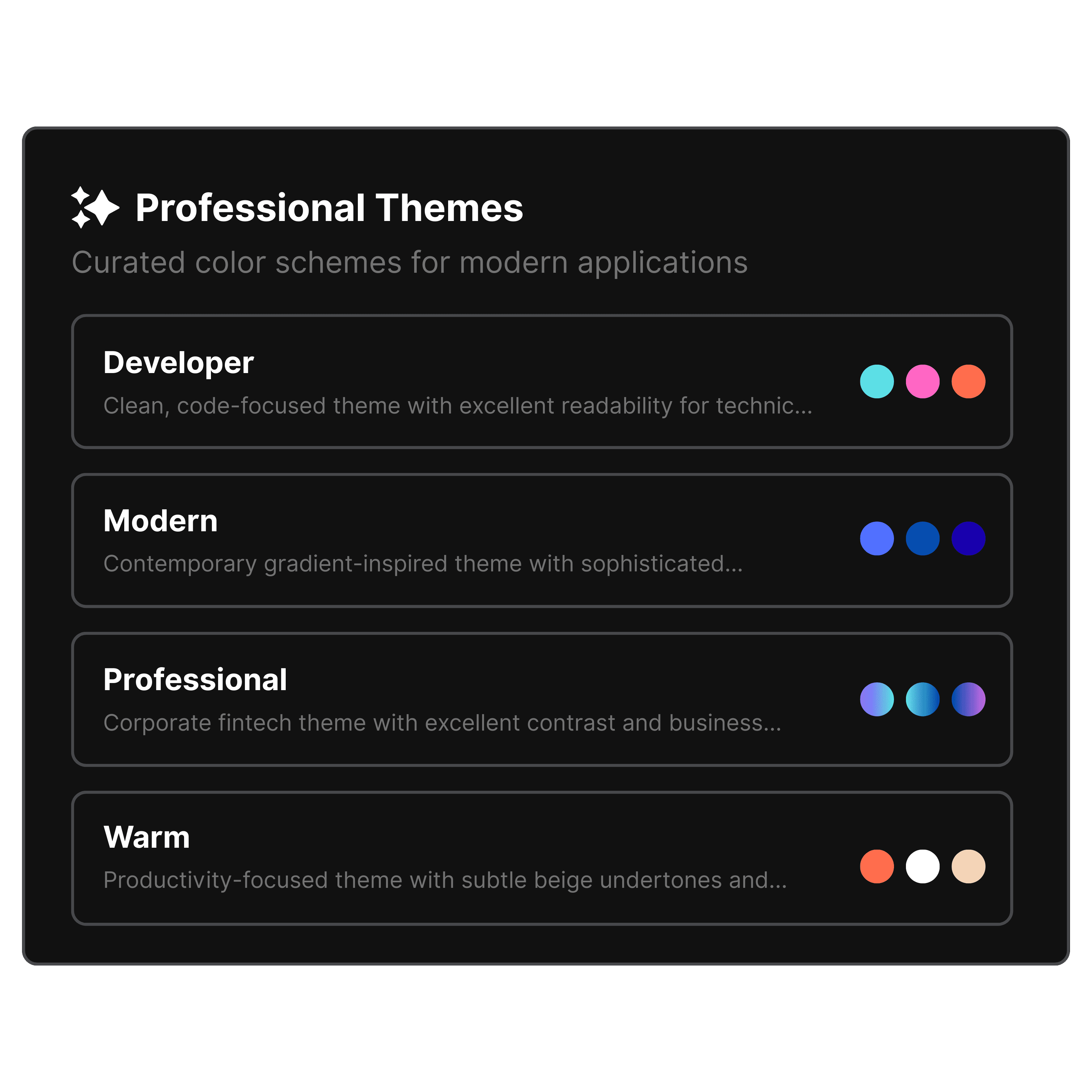 Custom Themes