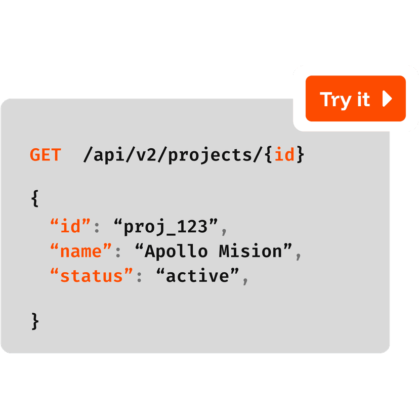 API Reference documentation example